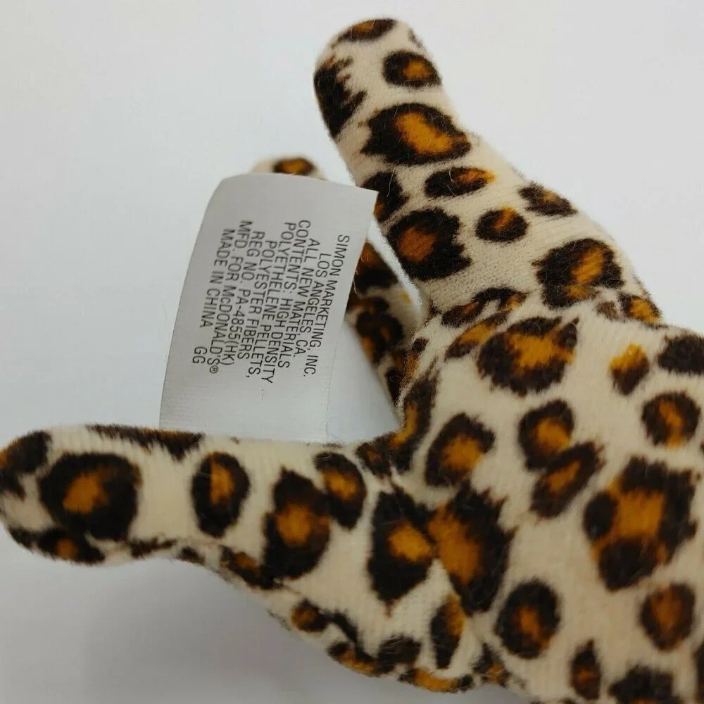 Ty Teenie Beanie Babies Freckles The Leopard Stuffed Animal Plush 1993 Vintage
